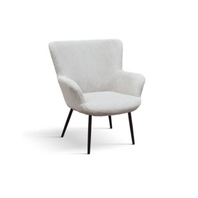 Rover Style Dream armchair padded in velvet with metal structure