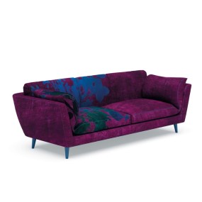 Migliorino Design Sofa 2.5 seats Tango in Graphic GLANNY fabric