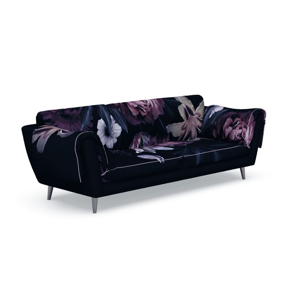 Migliorino Design Sofa 3 posti Milonga tessuto Graphic NEREIN